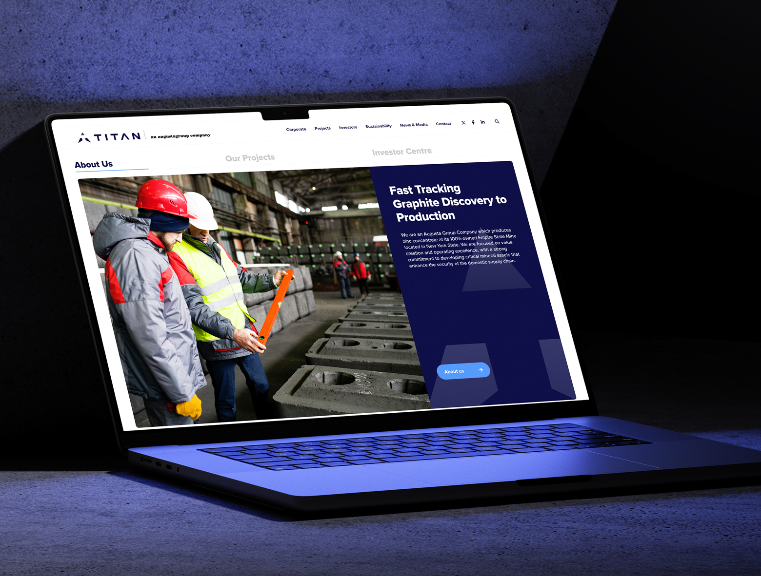 Titan Mining – A Streamlined Website That Reflects a Growing Company Feature Image