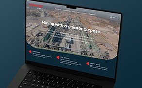 Website development & hosting for Ivanhoe Mines Cover Image