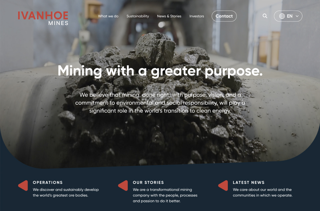 Ivanhoe Mines Site Preview